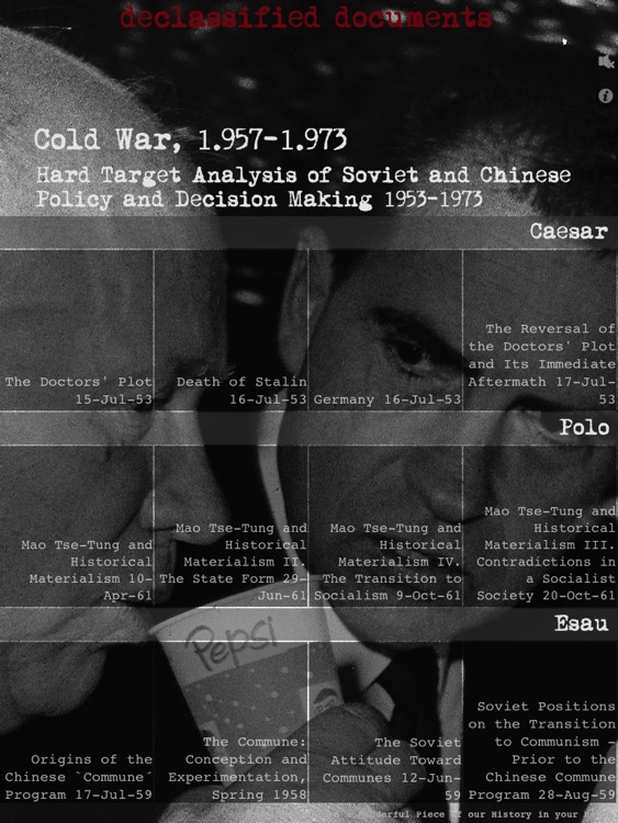 Cold War - Declassified Documents (1953-1973) Lite