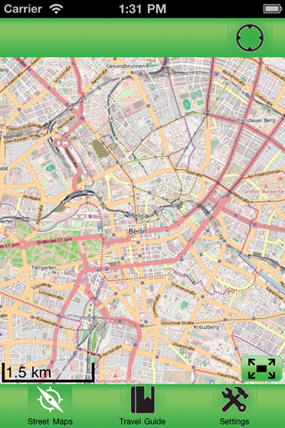 Berlin Offline Street Map Screenshot 1