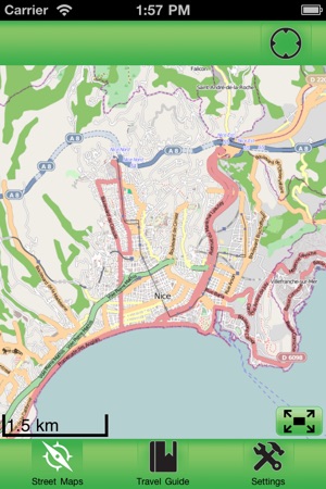 Nice (France) Offline Street Map(圖1)-速報App