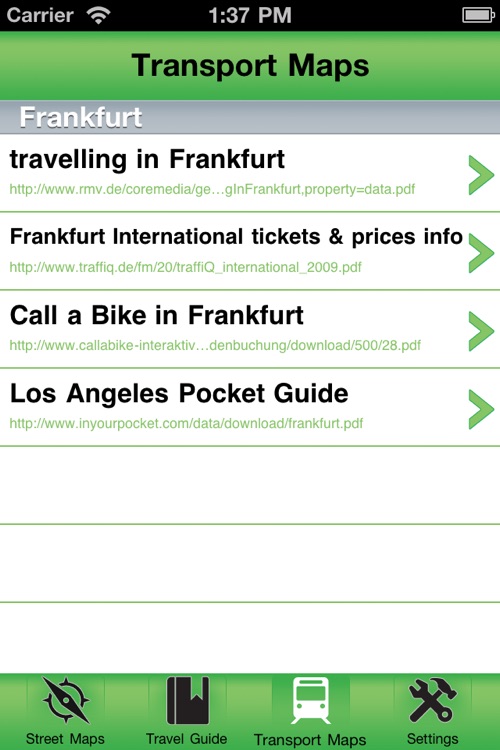 Frankfurt Offline Street Map