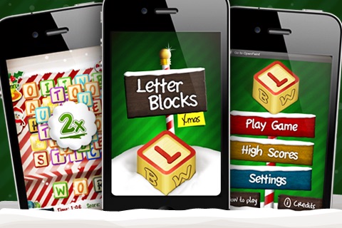 Letter Blocks 3D Christmas - Xmas Word Game with Vocabulary in 5 Languages screenshot-4