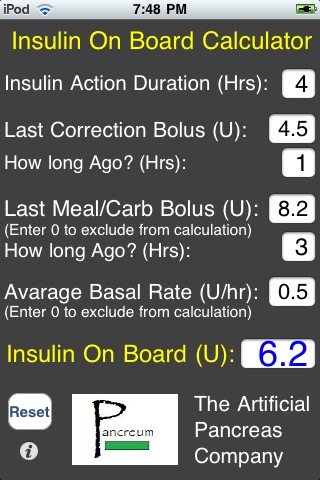Insulin-On-Board (IOB) Calculator screenshot-3