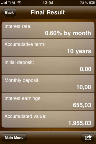 InvestCalc Lite screenshot 4