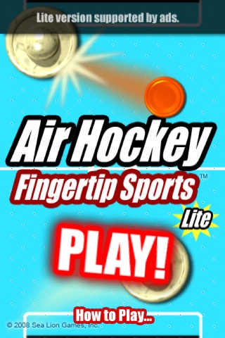 Air Hockey Fingertip Sports Lite screenshot 2