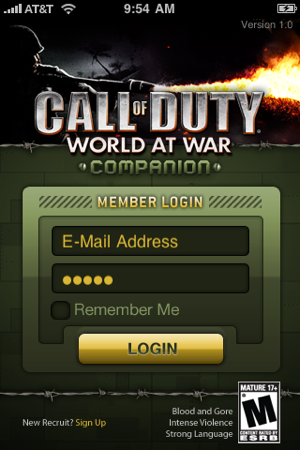 Call Of Duty World At War Companion On The App Store