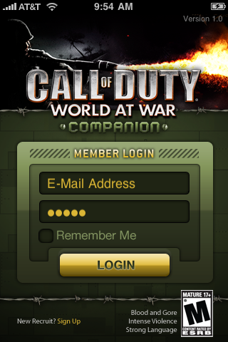 How to cancel & delete Call of Duty: World at War Companion from iphone & ipad 1