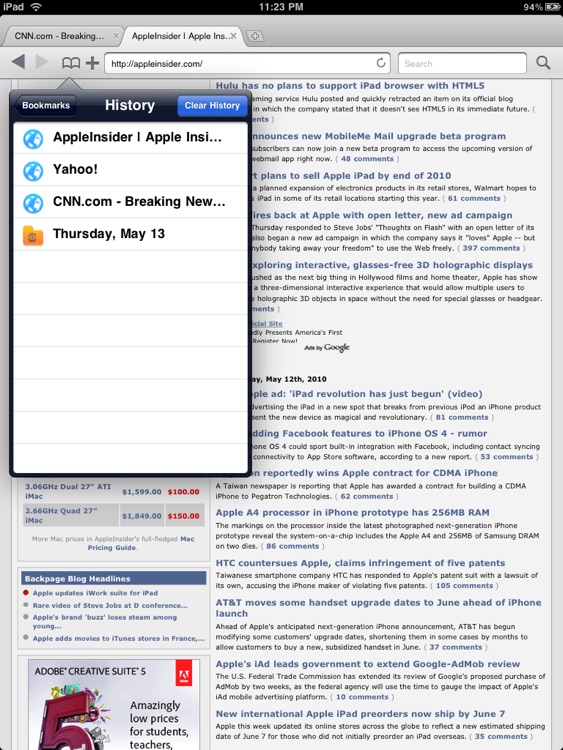 Mercury (Tabbed Web Browser)