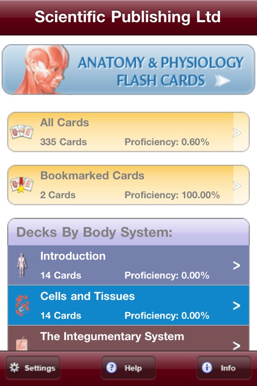 Anatomy & Physiology Flash Cards