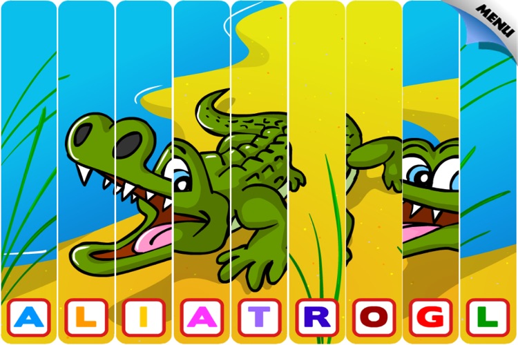 Animal Preschool Word Puzzles - FREE screenshot-3