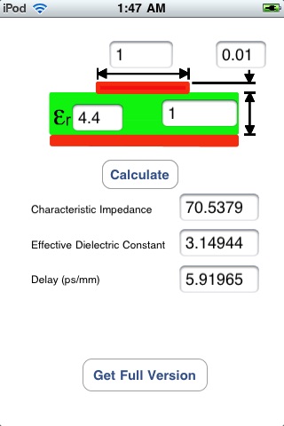 Microstrip Line Calculator