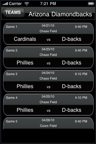 Baseball League: Live Scores and Schedule screenshot-4