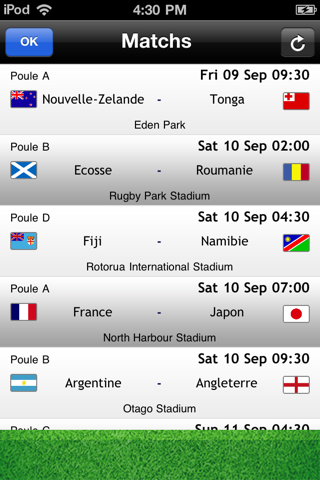 Rugby Coupe du Monde 2011: Supporter des bleus ! screenshot 4