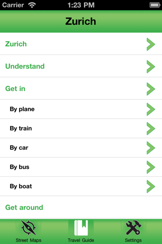 Zurich Offline Street Map Screenshot 2