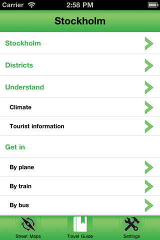 Stockholm Offline Street Map screenshot 2