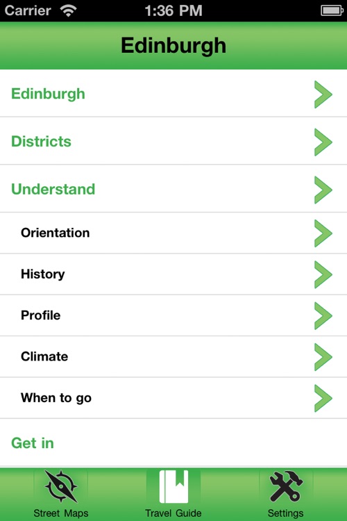 Edinburgh (UK) Offline Street Map