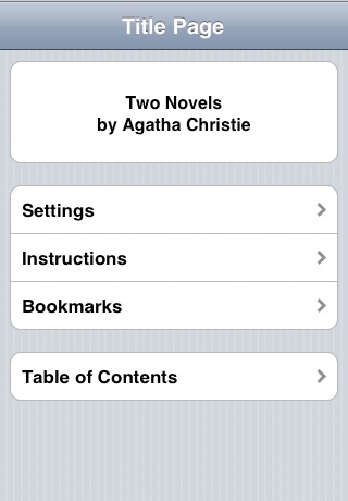 Agatha Christie:  Two Novels
