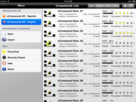 eCrosswords Lite screenshot 3