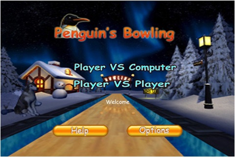 Penguin's Bowling Lite screenshot 4