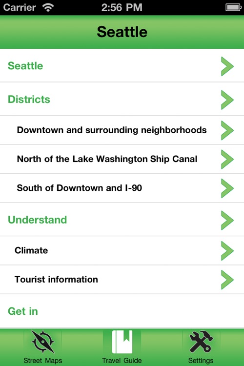 Seattle Offline Street Map