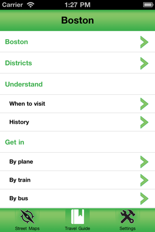 Boston Offline Street Map screenshot 2