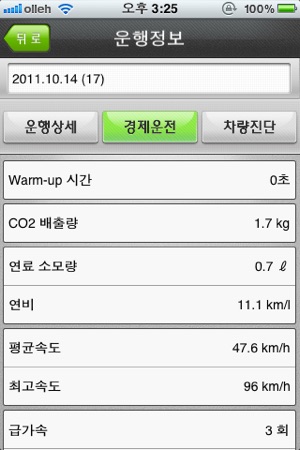 Eco Smart Car - OBD2 기반 차량 진단 및 관리, 에코 드라이빙(圖4)-速報App