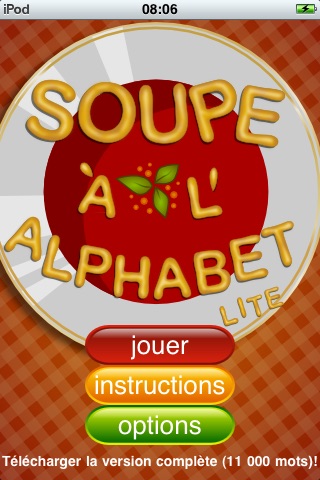 Soupe à l'Alphabet Lite (jeu de anagram) screenshot-3