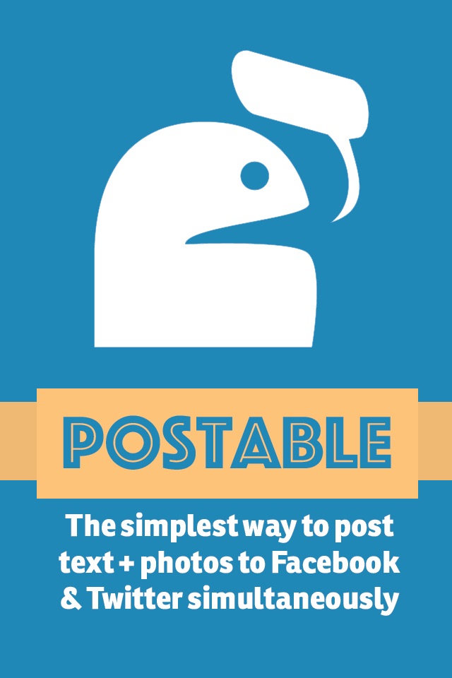 Postable: Post to Facebook & Twitter screenshot