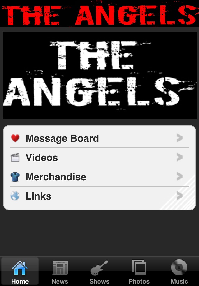 The Angels - Official iPhone App screenshot 2