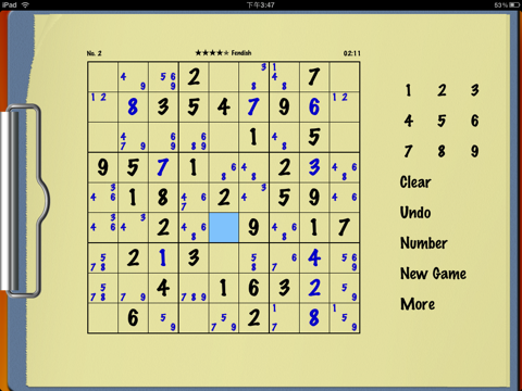 Sudoku Master HD Free screenshot 3