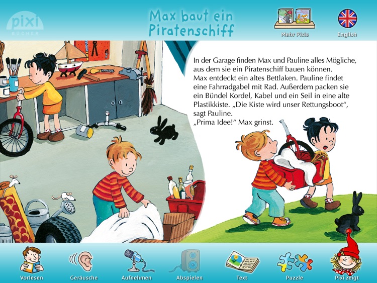 Pixi Buch „Max baut ein Piratenschiff“