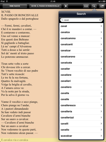 Carducci: Opere (iPad version) screenshot 3