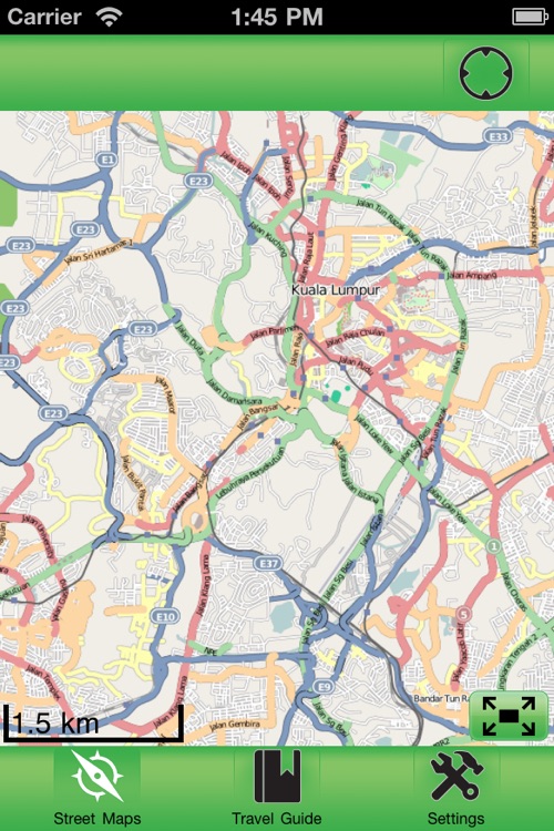 Kuala Lumpur Offline Street Map