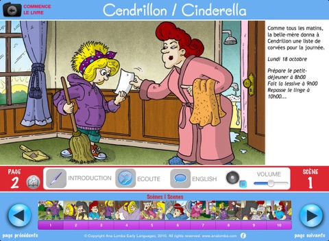 Ana Lomba’s French for Kids: Cinderella Lite Version (Bilingual French-English Story) screenshot 3