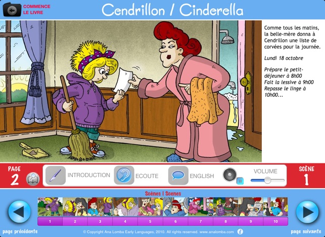 Ana Lomba’s French for Kids: Cinderella Lite Version (Biling(圖3)-速報App