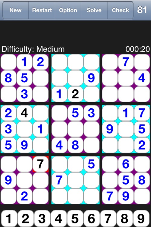 Sudoku 81 Squares FREE 數獨 스도쿠 81乗 Судоку 10000 sudoku puzzles