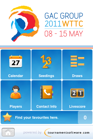 WK Tafeltennis 2011 screenshot 2