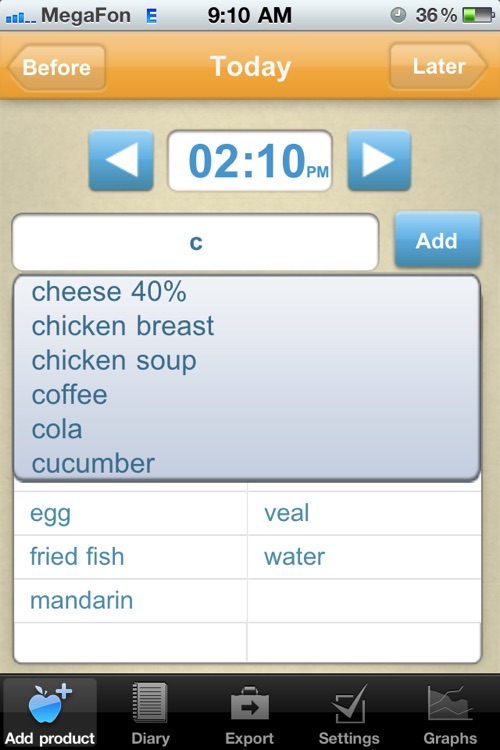 Calorie Counter and Food Diary