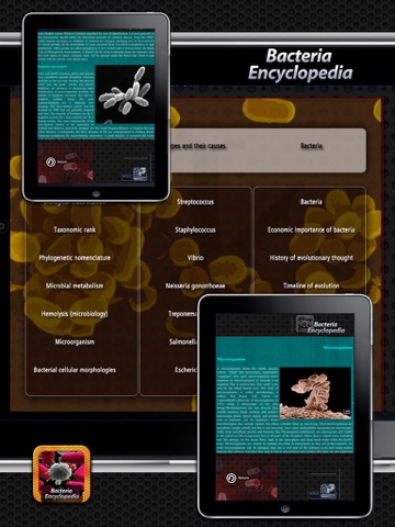 Bacteria Encyclopedia screenshot 2