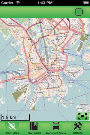 Helsinki Offline Street Map