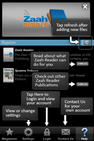 Zaah Reader screenshot 2