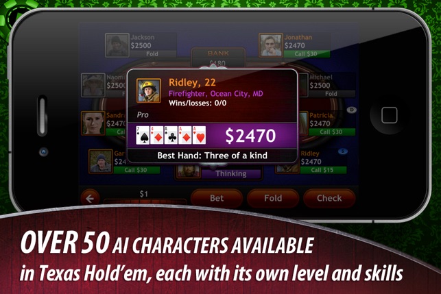 Texas Hold'em for iPad(圖2)-速報App