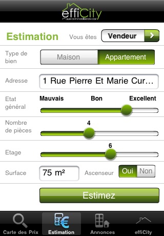 Efficity - Prix immobiliers screenshot-3