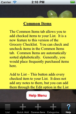 Grocery Checklist screenshot-4