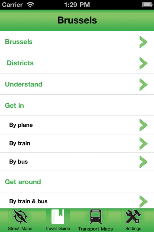 Brussels Offline Street Map