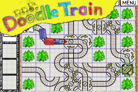 Doodle Train - Railroad Puzzler screenshot 2