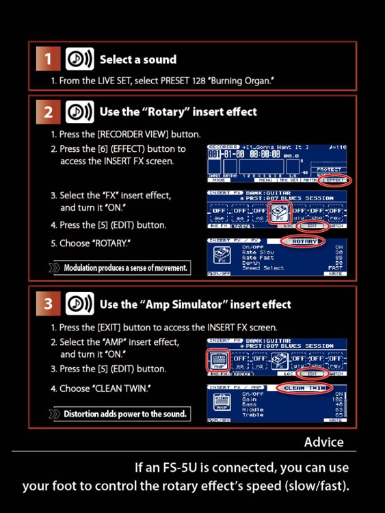 JUNO-Gi Insert Effects Guidebook