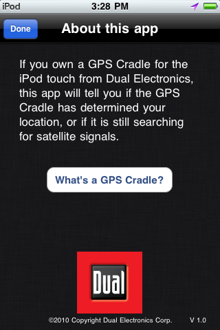 GPS Cradle Status Tool screenshot 4