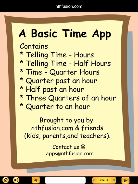 A Basic Time App - Pad Version