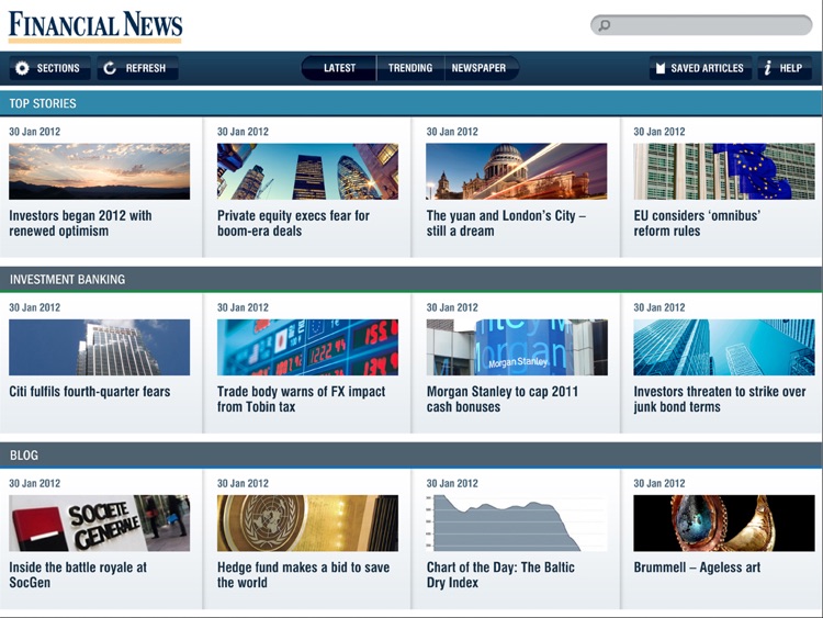 Financial News for iPad