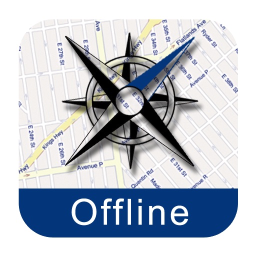 New Delhi Street Map Offline icon